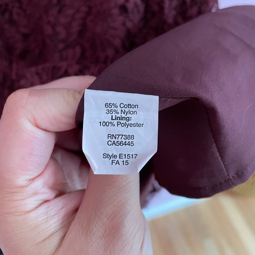 Madewell lace maroon dress - Picture 3 of 4